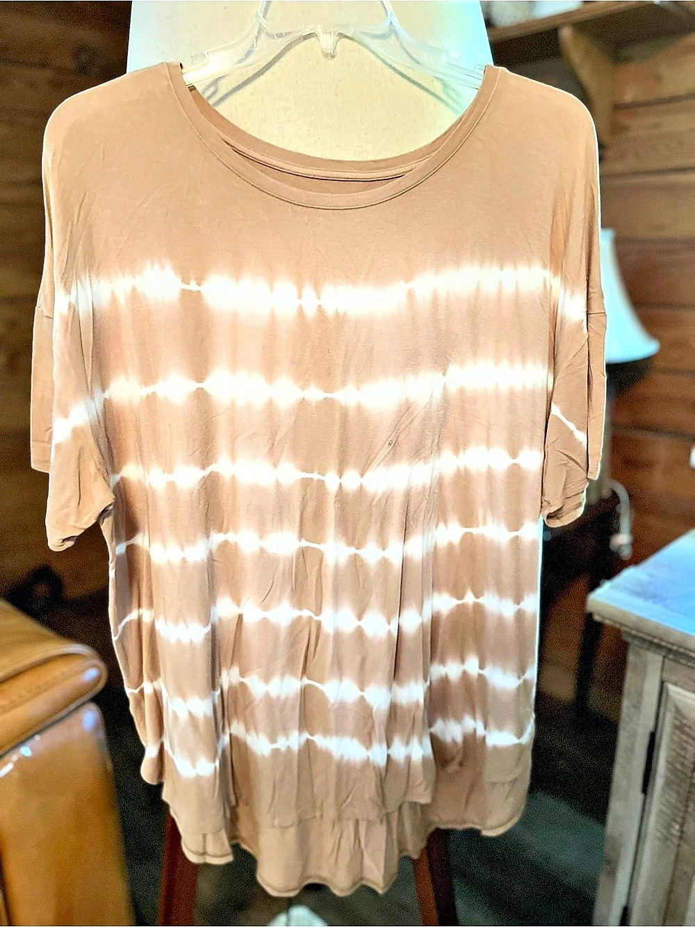 Time & Tru Tie-Dye Short Sleeve Top Size XXXL (22)